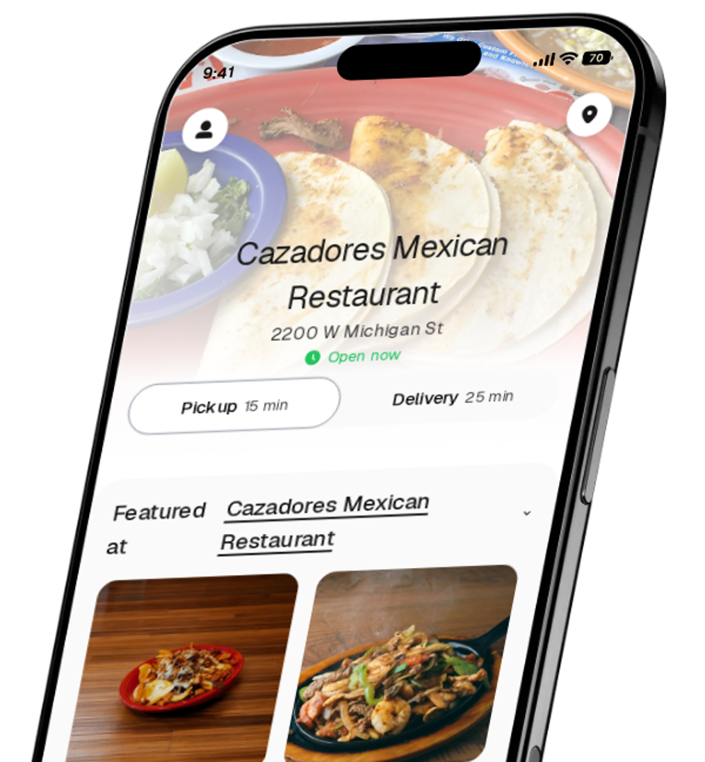 Cazadores Mexican Restaurant app preview