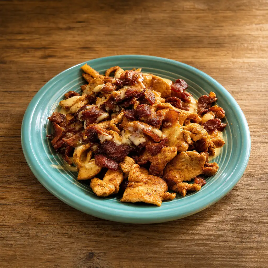 Bacon, Chicken & Cheese Fries.